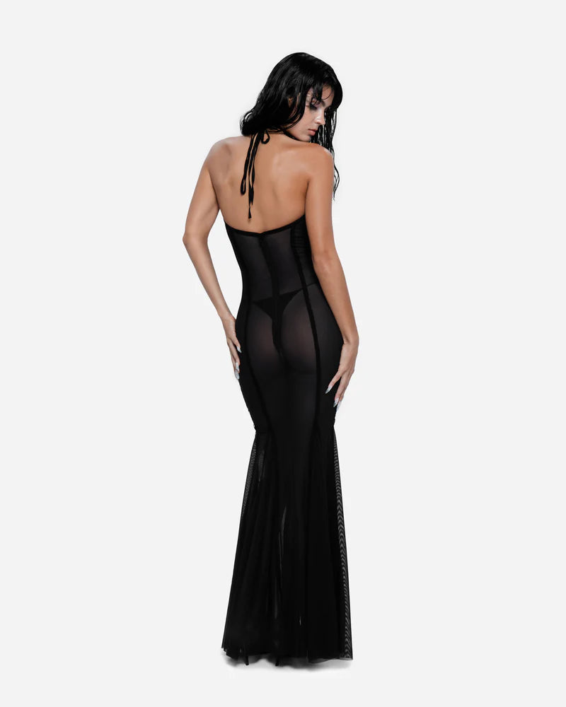 Siren Maxi Dress - Black