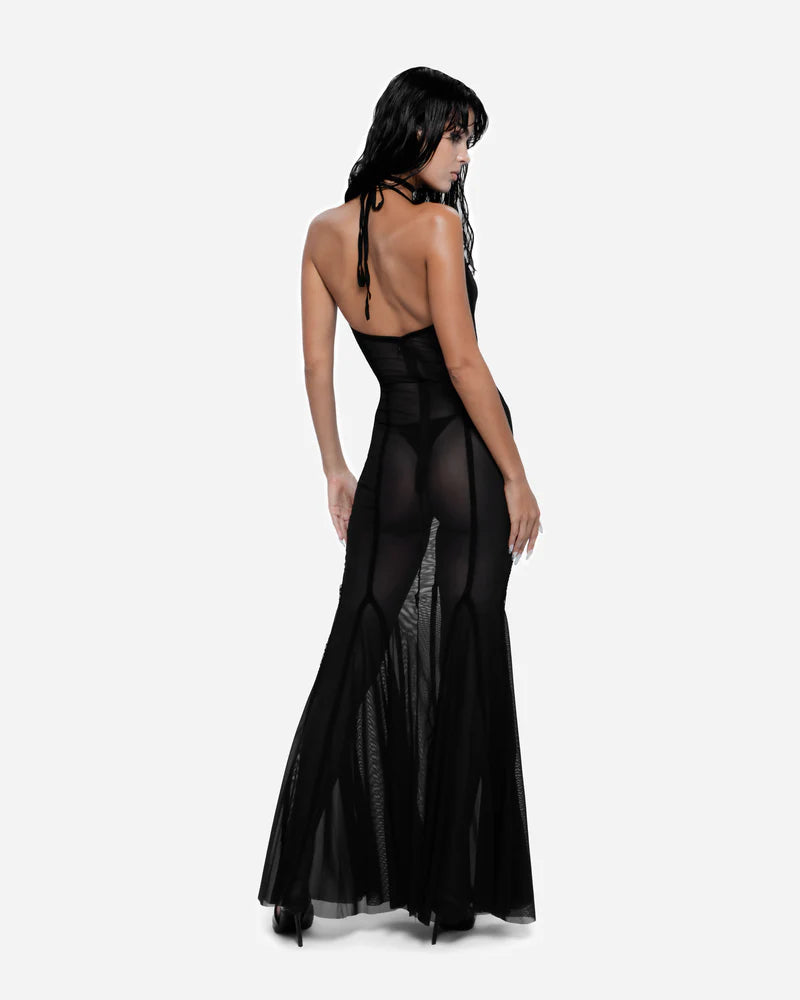 Siren Maxi Dress - Black