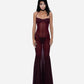 Siren Maxi Dress - Wine Red