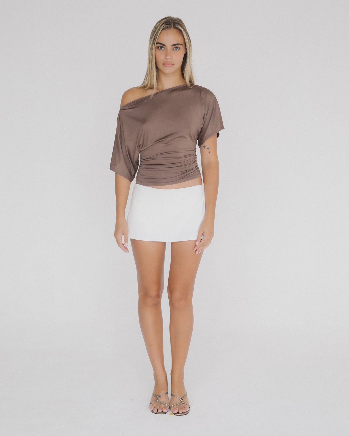 Micro Skort - White