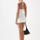 Amina Linen Dress - White