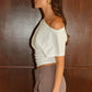 BONNE ONE SHOULDER TOP - WHITE