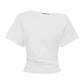 BONNE ONE SHOULDER TOP - WHITE