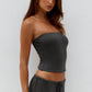 ANJI STRAPLESS TOP - STEEL