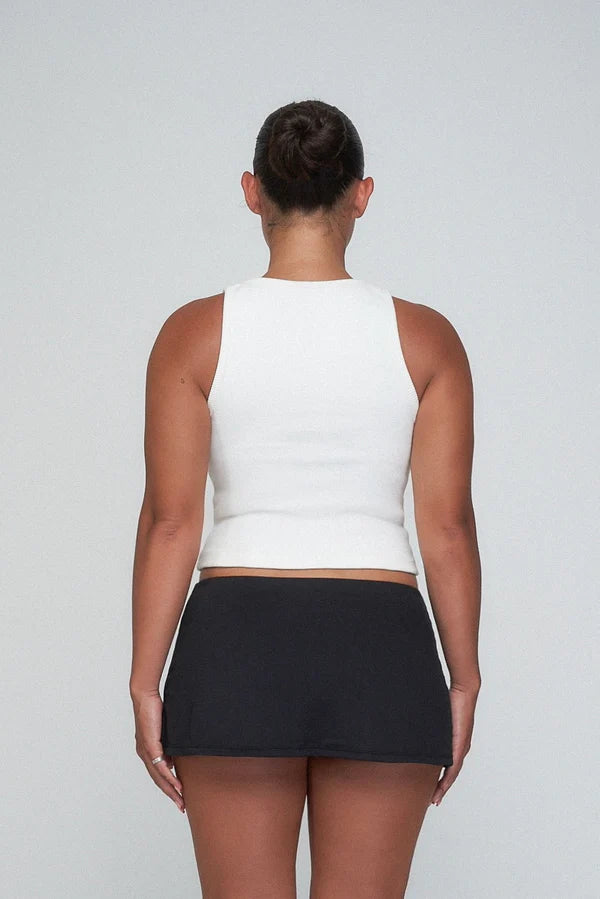 Enperanza Buckle Top - Ivory