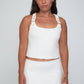 Enperanza Buckle Top - Ivory