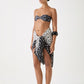 Twist Bandeau Top - Dalmation