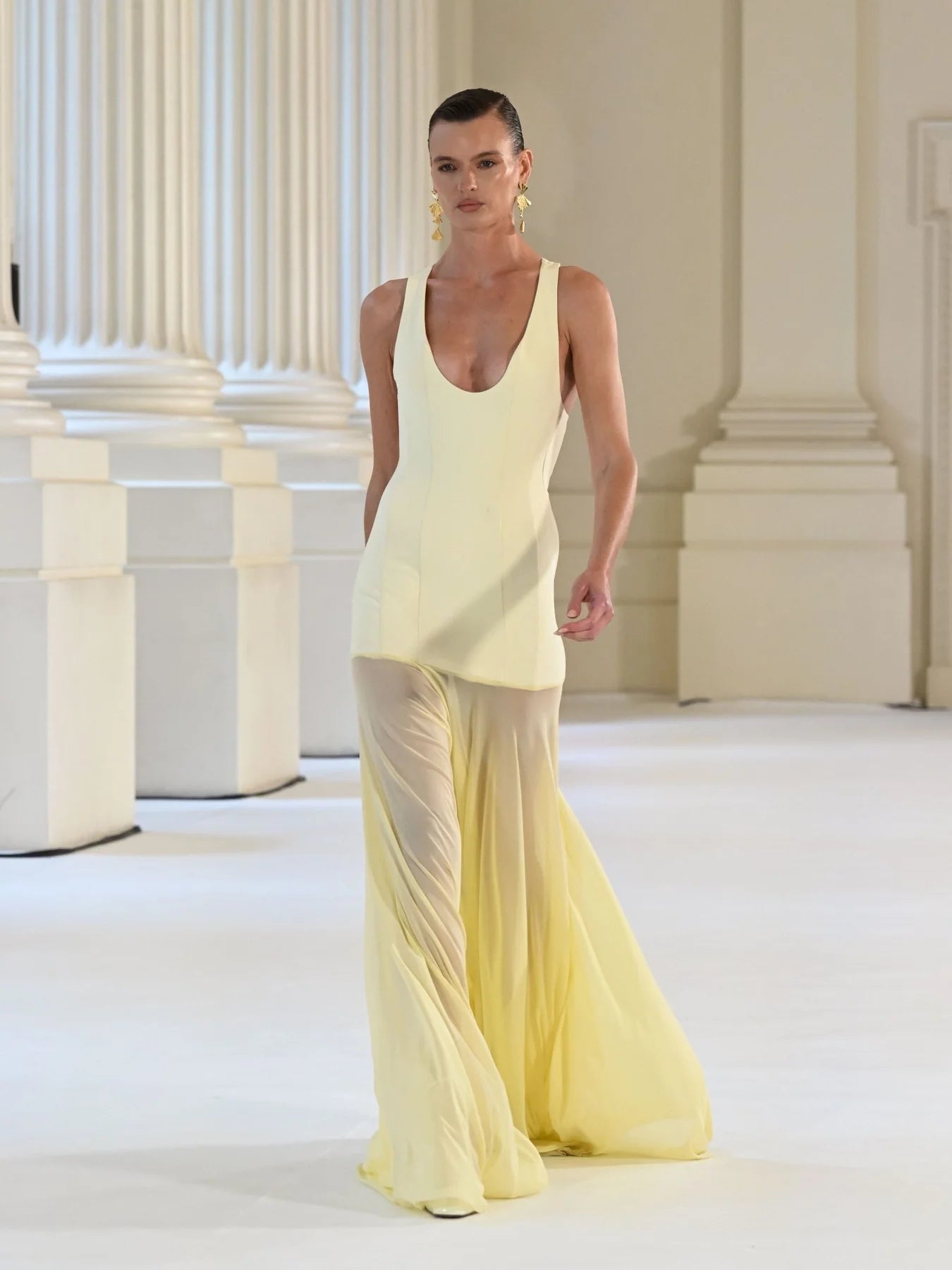 Odessa Gown - Lemon