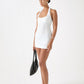 Amina Linen Dress - White