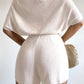 Miami Knit Playsuit - White