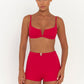GIA SHORTS - STRAWBERRY RIB