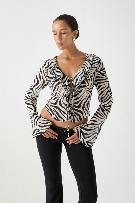 Jivan Shirt - Zebra