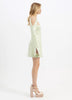 A woman in Alice McCall Night Sky Mini Dress