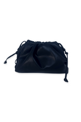 Amina Leather Pouch - Black