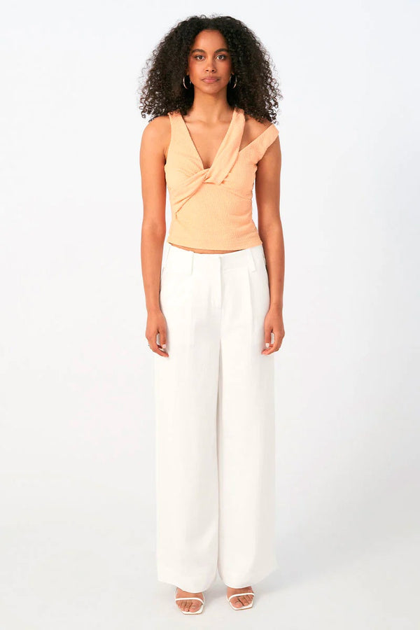 Bow and Arrow Sovere MEMOIR PANT WHITE