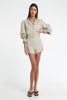 Woman in Celia Playsuit Stone