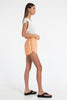 Woman in Bow and Arrow Devin Elasticated Short Apricot