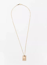Gold Star Sign Necklace - Pisces