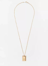 Gold Star Sign Necklace - Virgo