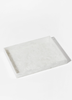 Rectangle decorative tray in white colour from Aeyre
