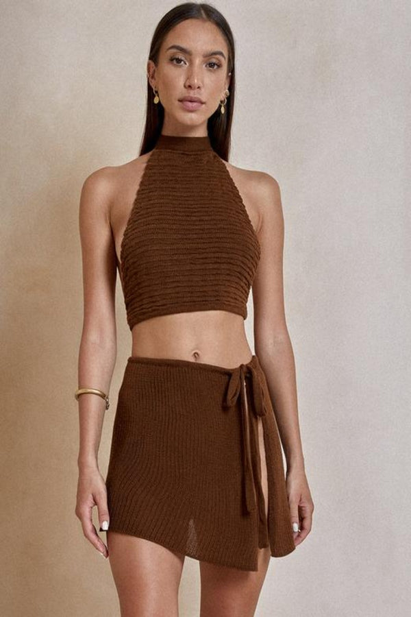 Tann Line Solana Skirt - Light Brown